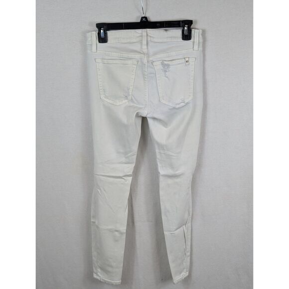 Joe's Jeans Nadeen Skinny Ankle Distressed Jeans White Women's Size 27 - Picture 6 of 13